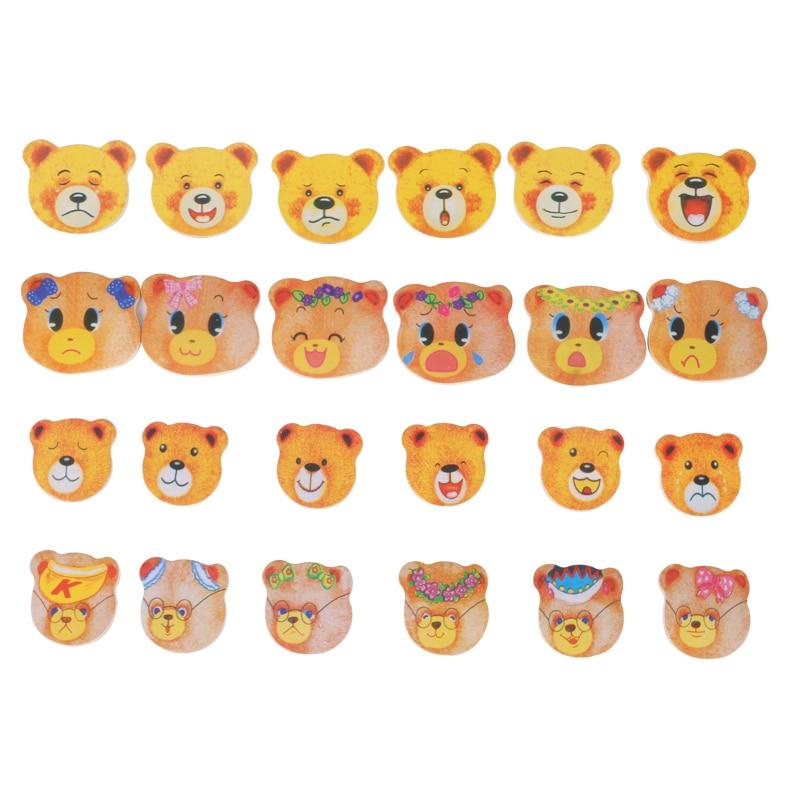 Houten Teddybeer Aankleedpuzzel - Creatief Spelen voor Kleine Handen!